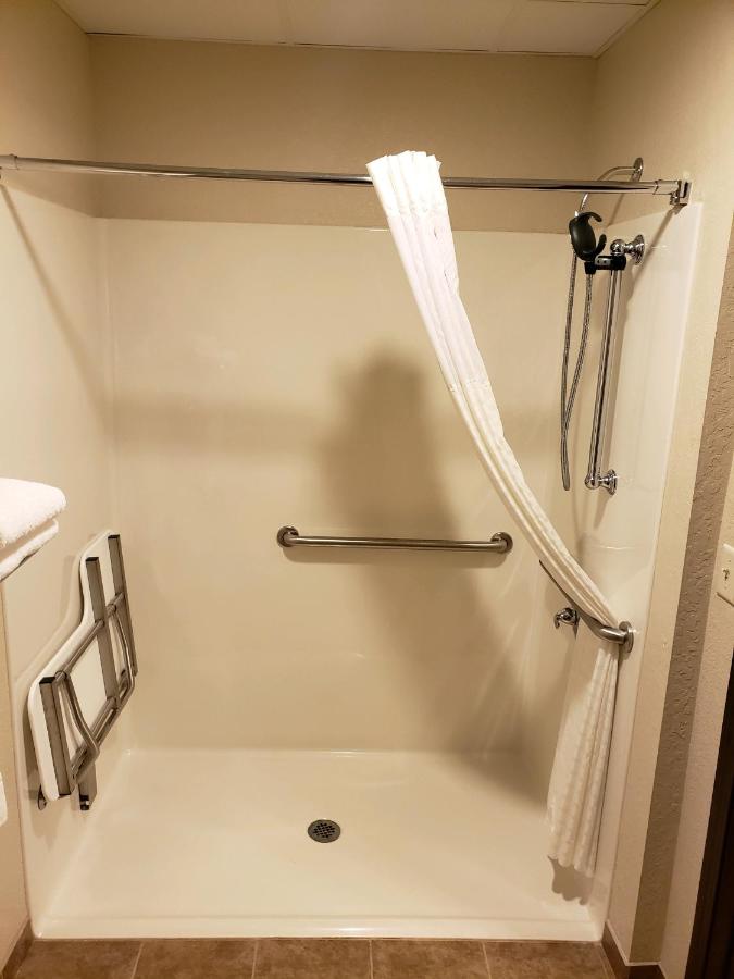 King Room with Roll-In Shower - Disability Access at Cobblestone Inn & Suites - Manning