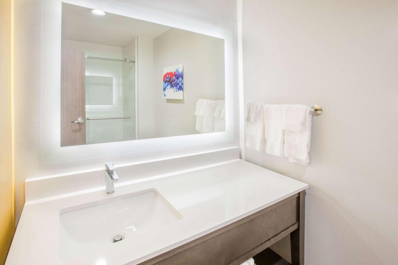 King Room with Roll-In Shower - Mobility/Hearing Accessible - Non-Smoking at La Quinta Inn & Suites by Wyndham Dallas Duncanville