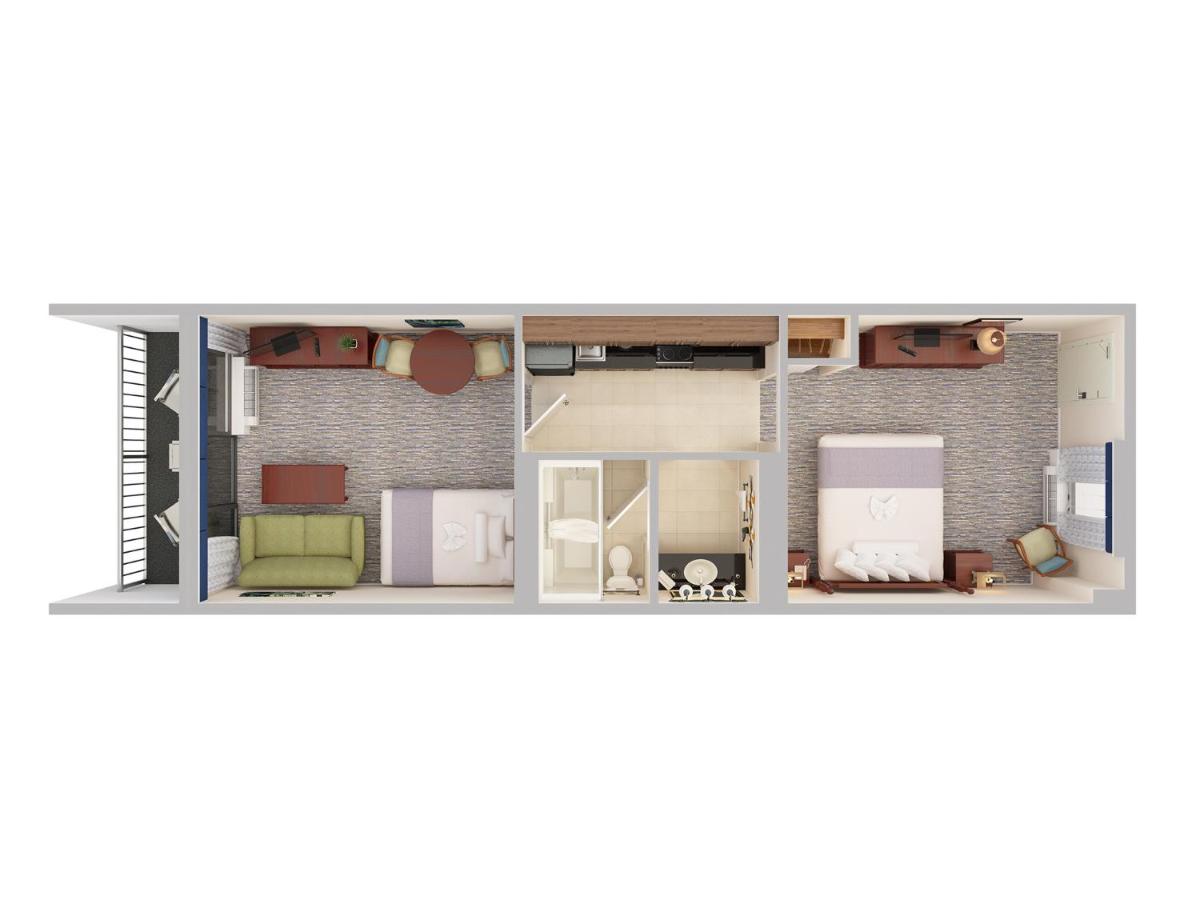 Oceanfront King Suite at Holiday Pavilion Resort on the Boardwalk