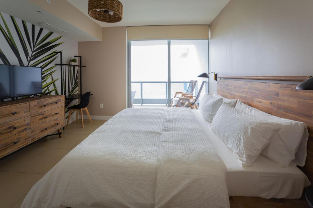 One Bedroom Suite with Balcony Ocean Front View 06 at Churchill Suites Monte Carlo Miami Beach
