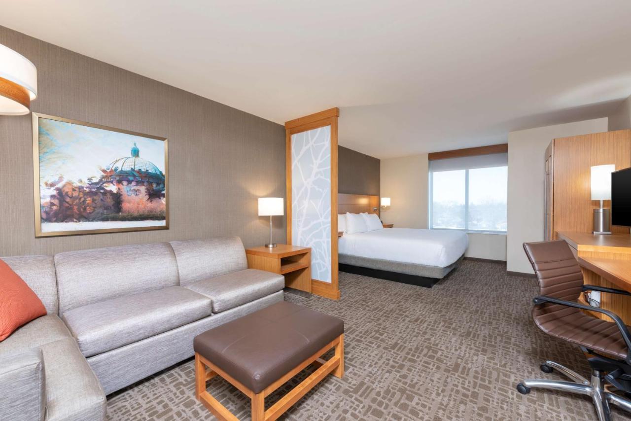 King Suite with Sofa Bed at Hyatt Place Detroit Royal Oak