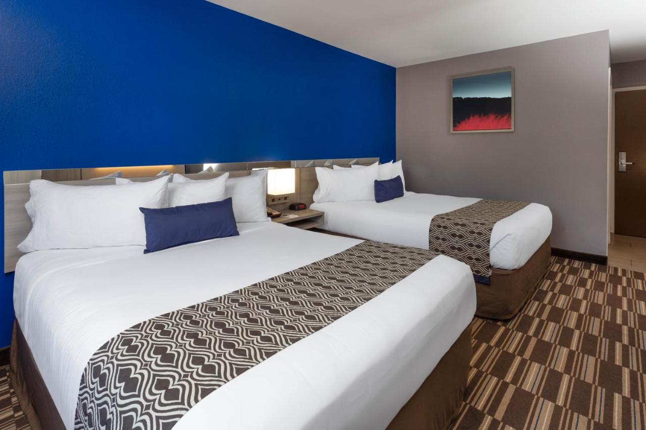Queen Room with Two Queen Beds and Roll-In Shower - Mobility Accessible/Non-Smoking at Microtel Inn & Suites by Wyndham Bethel/Danbury