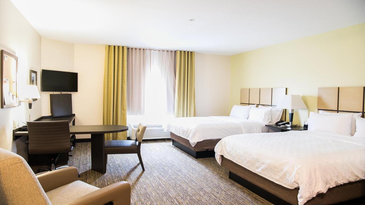 Queen Studio with Two Queen Beds - Hearing Accessible - Non-Smoking at Candlewood Suites Bay City, an IHG Hotel