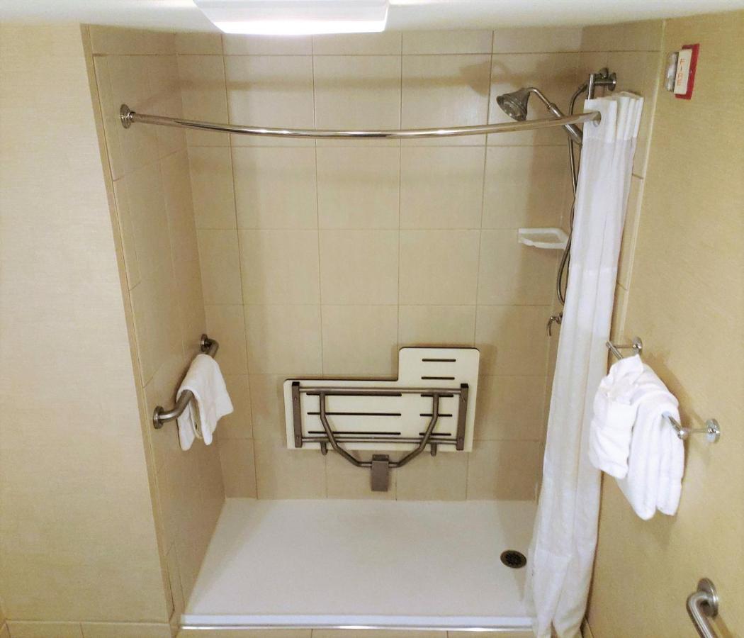 Double Room with Two Double Beds - Disability Access - Roll In Shower/Non-Smoking at Holiday Inn Express Baltimore-BWI Airport West by IHG
