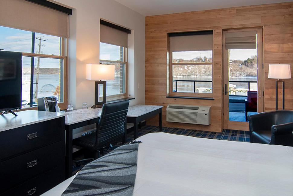 Suite with River View at Water Street Inn