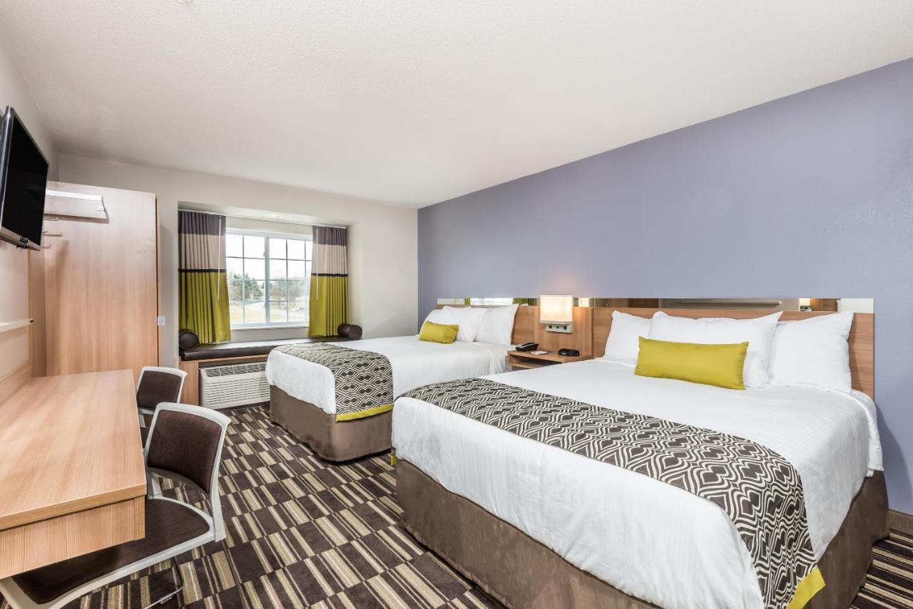Queen Room with Two Queen Beds - Non-Smoking at Microtel Inn & Suites By Wyndham Beaver Falls