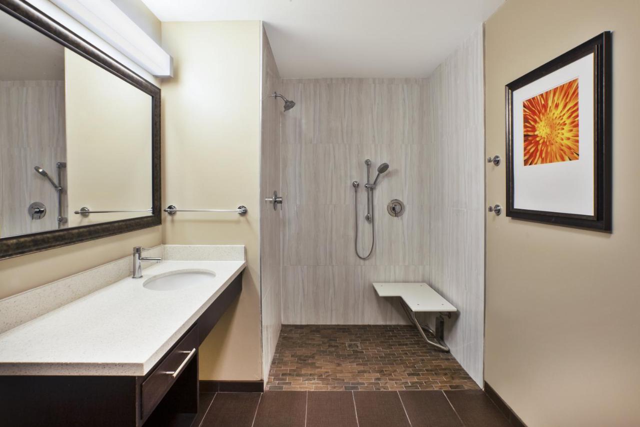Queen Room with Accessible Roll In Shower - Non-Smoking at Staybridge Suites Benton Harbor - St. Joseph by IHG