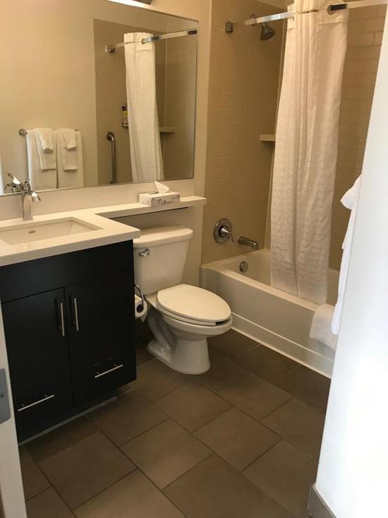Queen Studio Suite - Mobility Access Roll in Shower/Non-Smoking at Candlewood Suites Belle Vernon, an IHG Hotel
