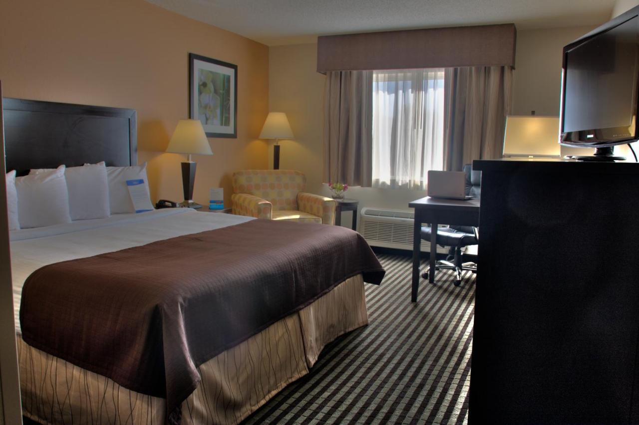 King Room with Roll-In Shower - Mobility/Hearing Accessible - Non-Smoking at Baymont by Wyndham Dallas/ Love Field