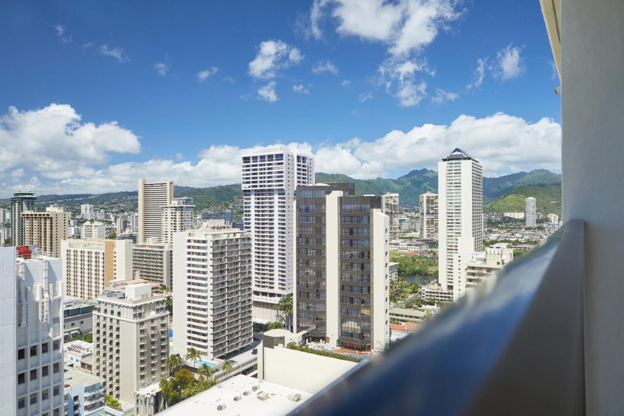 Accessible Partial Ocean View 2 Double Beds at OUTRIGGER Waikiki Beachcomber Hotel