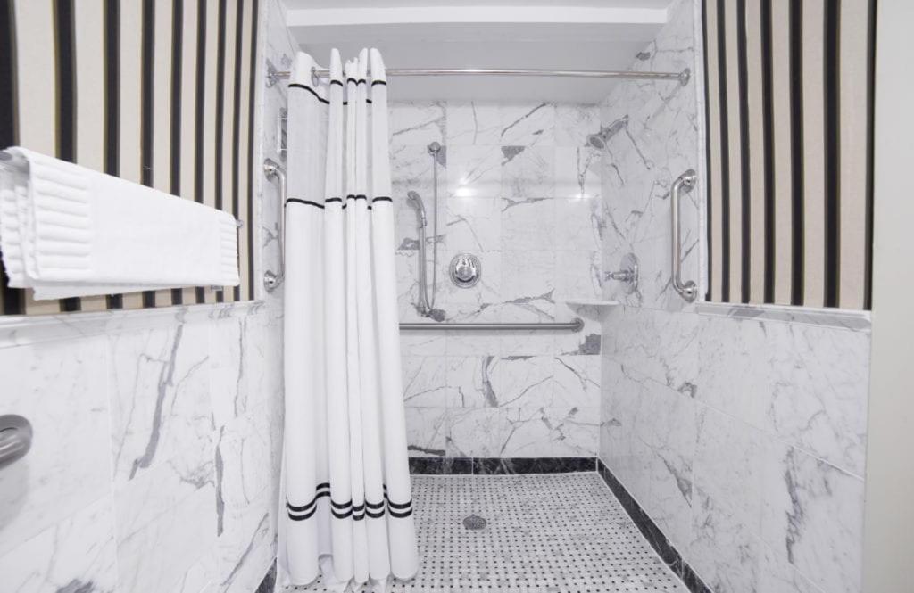 ADA King room with Roll in Shower at Hotel Bethlehem, A Historic Hotel of America