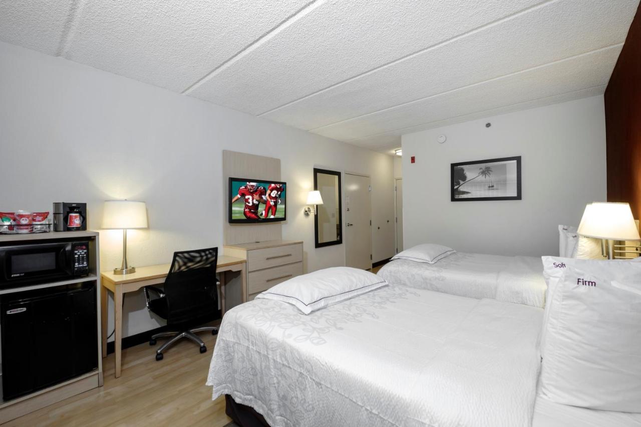 Premium Room with Two Double Beds Smoke Free (Upgraded Bedding and Snack Box) at Red Roof Inn PLUS+ Gainesville