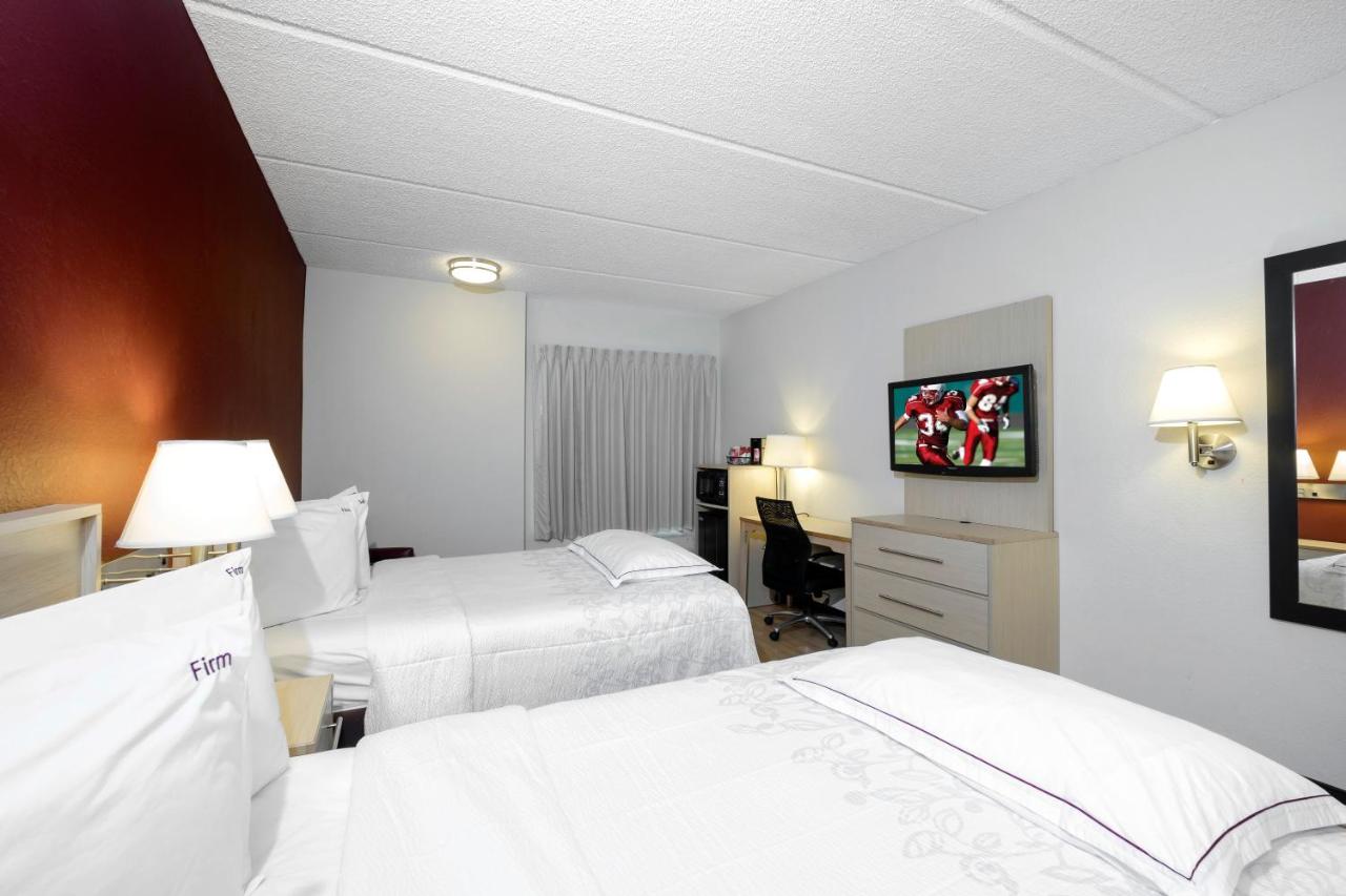 Premium Room with Two Double Beds Smoke Free (Upgraded Bedding and Snack Box) at Red Roof Inn PLUS+ Gainesville