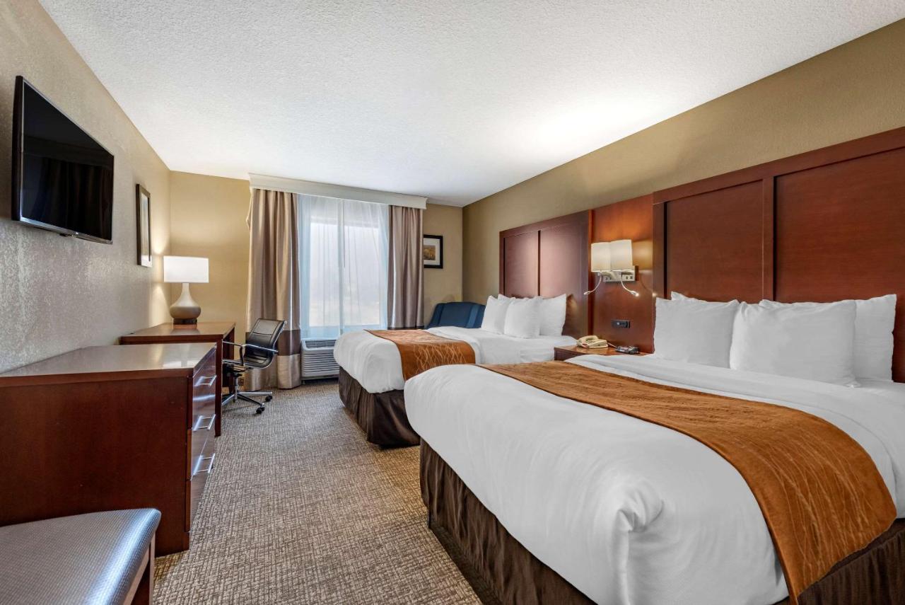 Double Room with Two Double Beds - Non-Smoking at Comfort Inn & Suites Muncie Near University