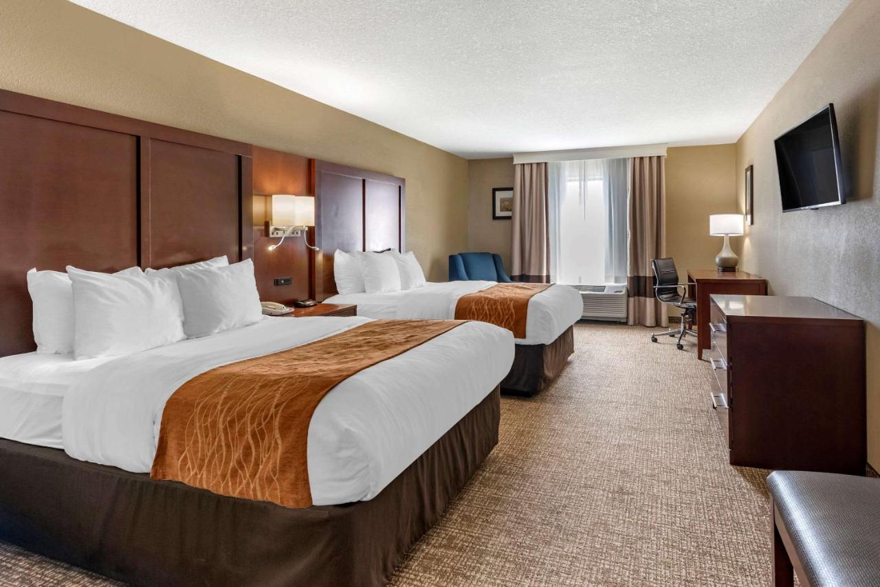 Efficiency Double Room with Two Double Beds - Non-Smoking at Comfort Inn & Suites Muncie Near University