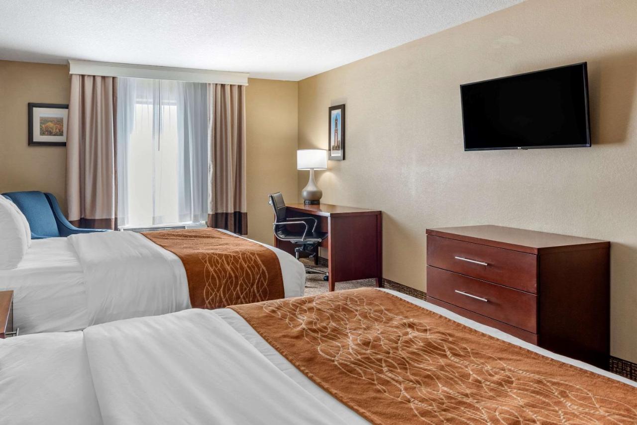 Efficiency Double Room with Two Double Beds - Non-Smoking at Comfort Inn & Suites Muncie Near University