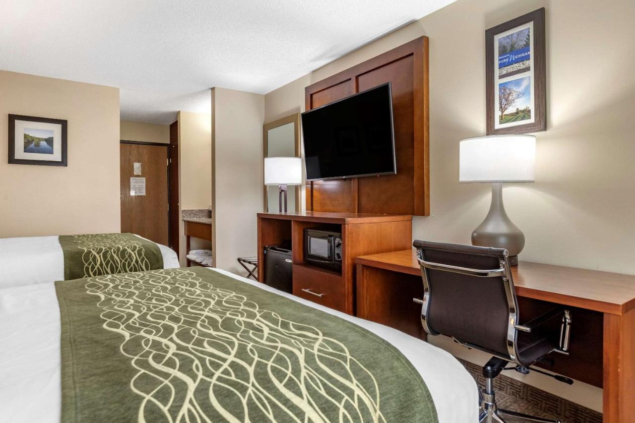 Queen Room with Two Queen Beds - Pet Friendly/Non-Smoking at Comfort Inn & Suites Diamondale – Lansing
