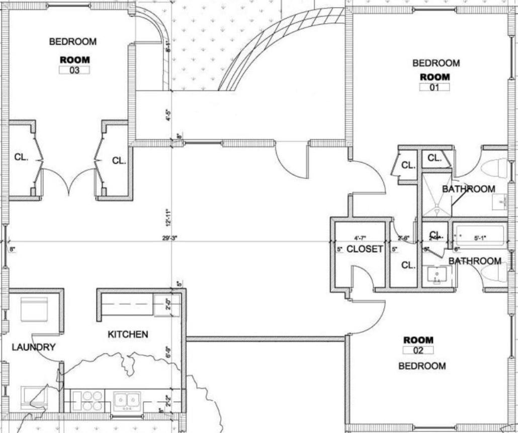 Three-Bedroom House at Bikini Lodge