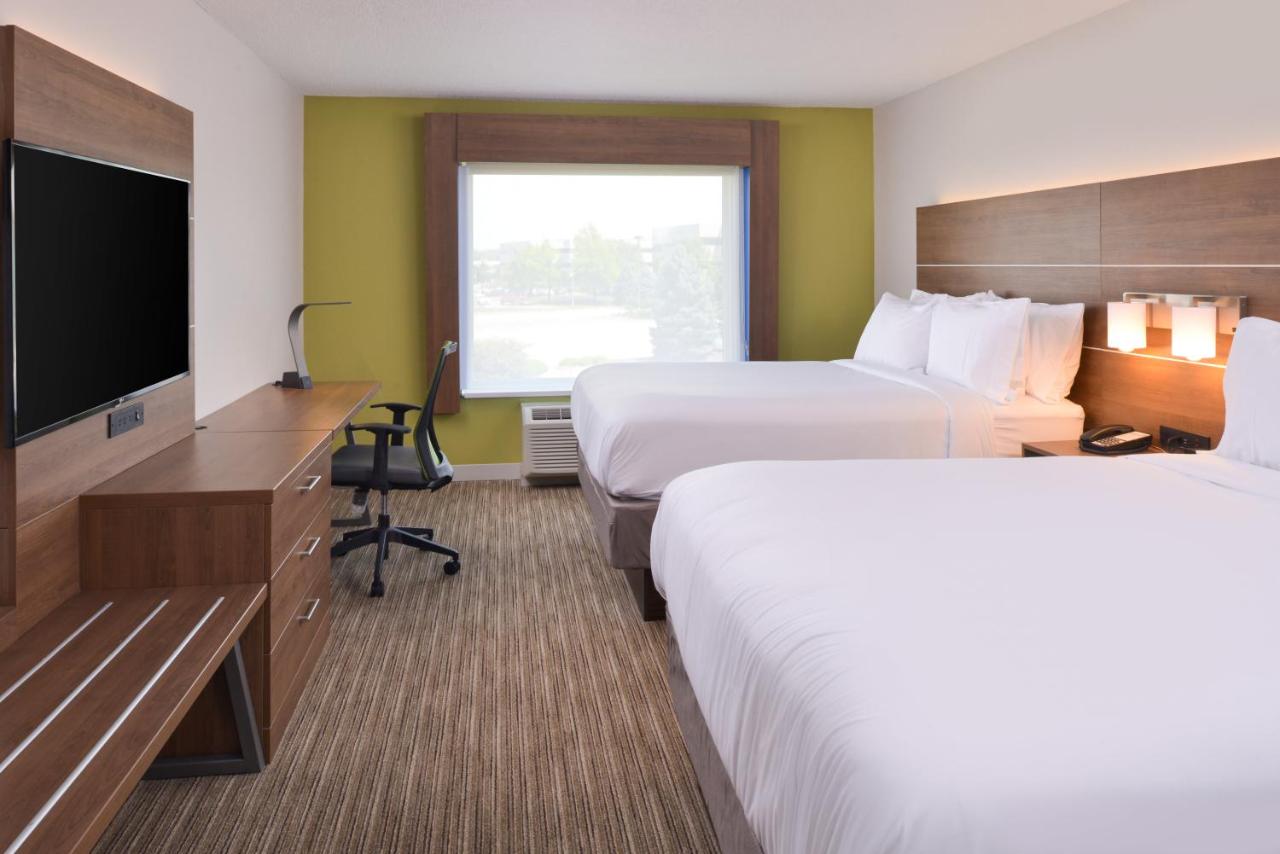 Queen Room with Two Queen Beds - Non-Smoking at Holiday Inn Express & Suites Omaha - 120th and Maple by IHG