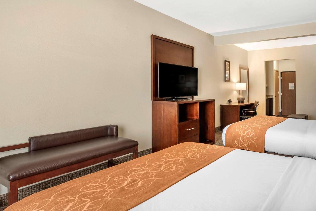 Queen Suite with Two Queen Beds - Non-Smoking at Comfort Suites Auburn near I-69