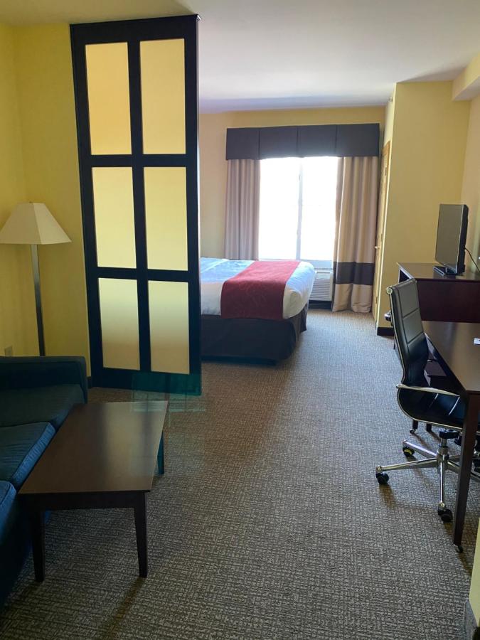 King Suite with Sofa Bed at Comfort Suites Rock Hill Manchester Meadows Area