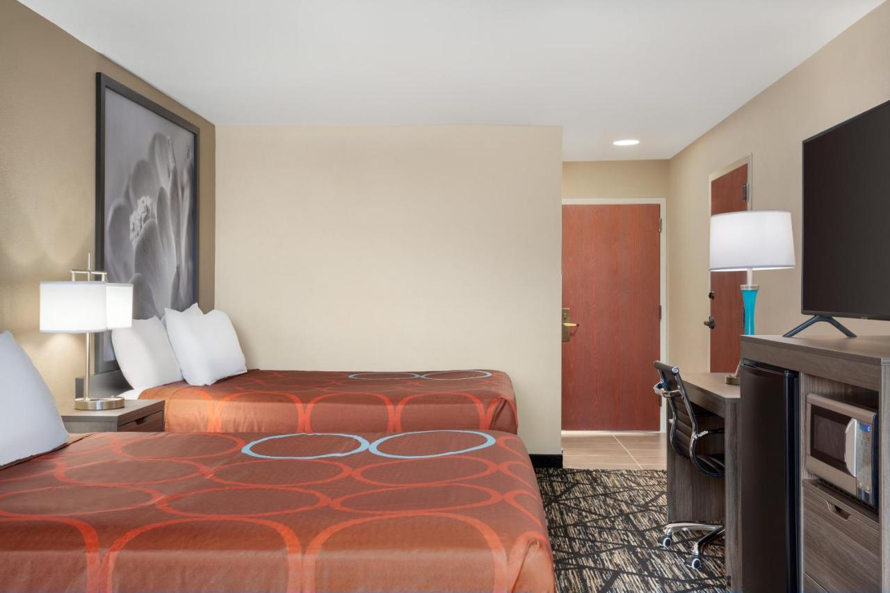 Queen Room with Two Queen Beds - Non-Smoking at Super 8 by Wyndham San Antonio Airport North