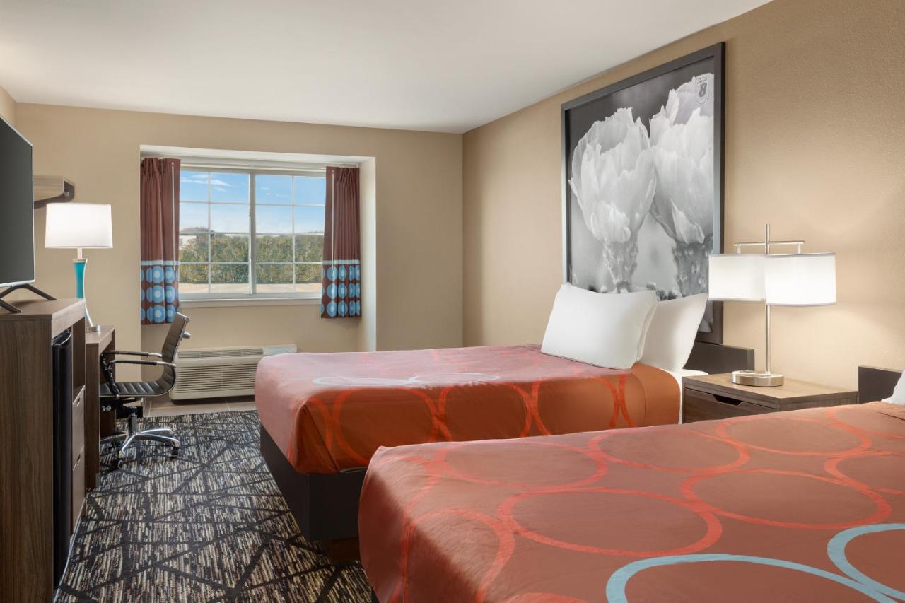 Queen Room with Two Queen Beds - Non-Smoking at Super 8 by Wyndham San Antonio Airport North