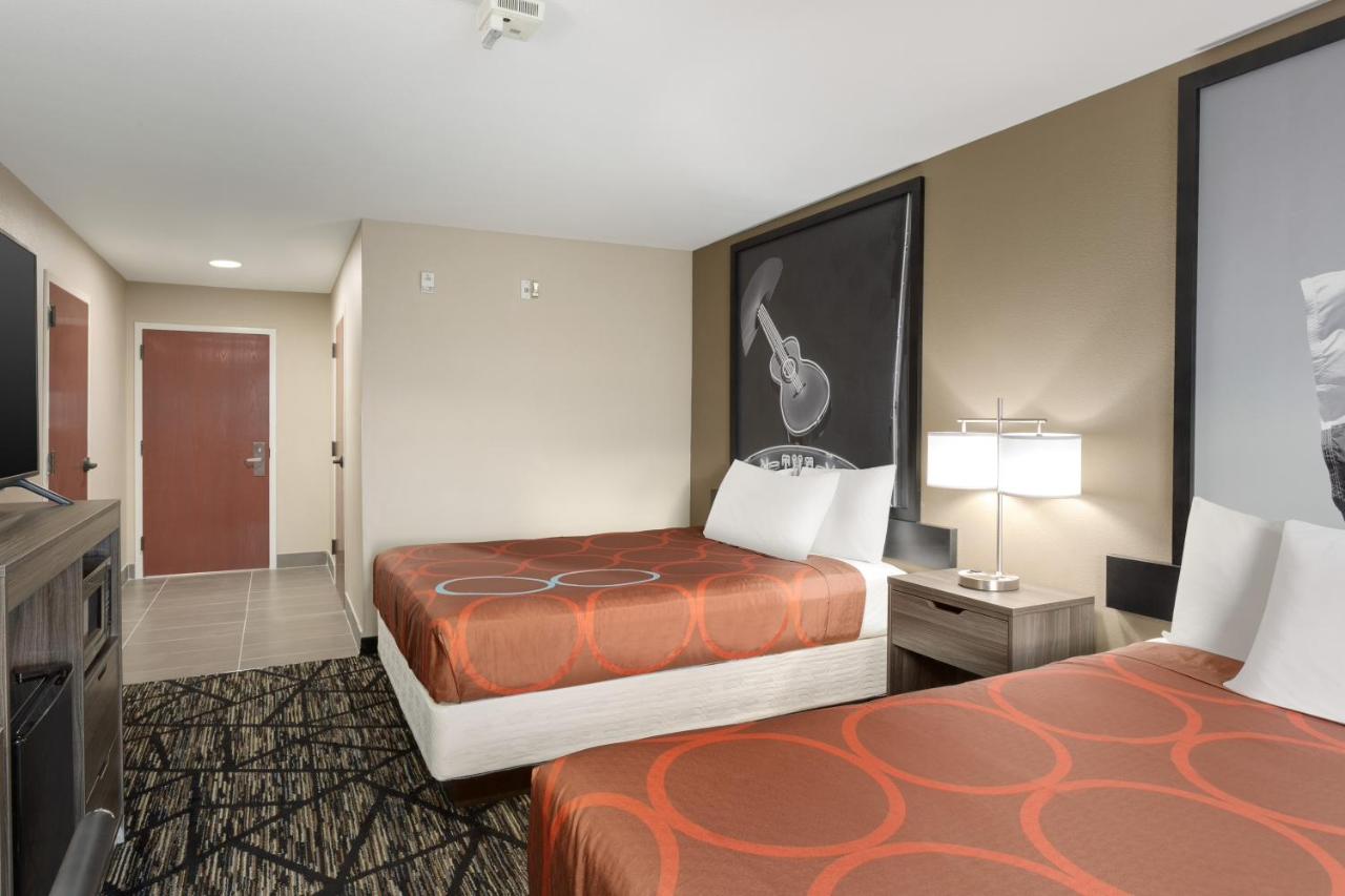 2 Queen Beds, Mobility/Hearing Impaired Accessible Room, Non-Smoking at Super 8 by Wyndham San Antonio Airport North