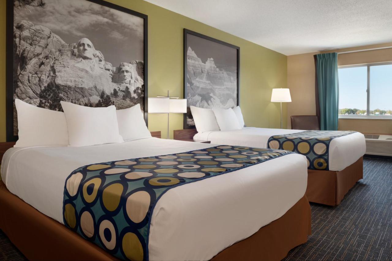 Queen Room with Two Queen Beds - Non-Smoking at Super 8 by Wyndham Sioux Falls