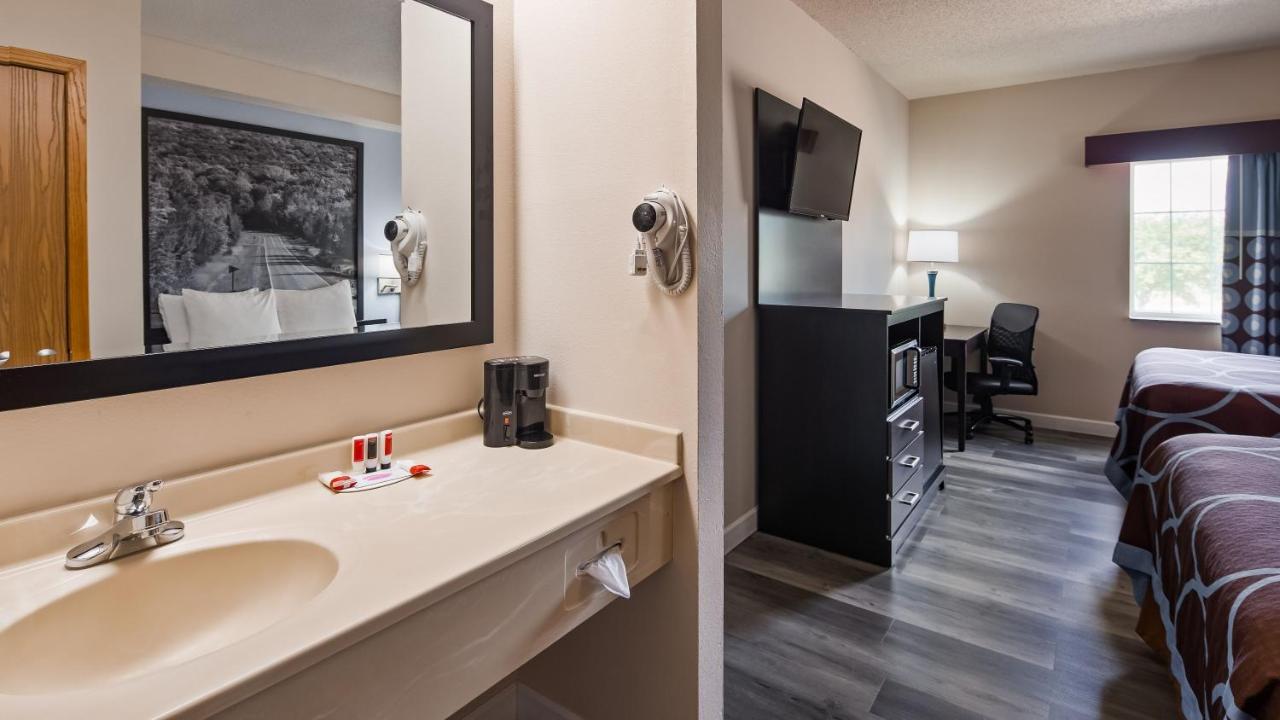 Queen Room with Two Queen Beds - Non-Smoking at Super 8 by Wyndham Neillsville WI