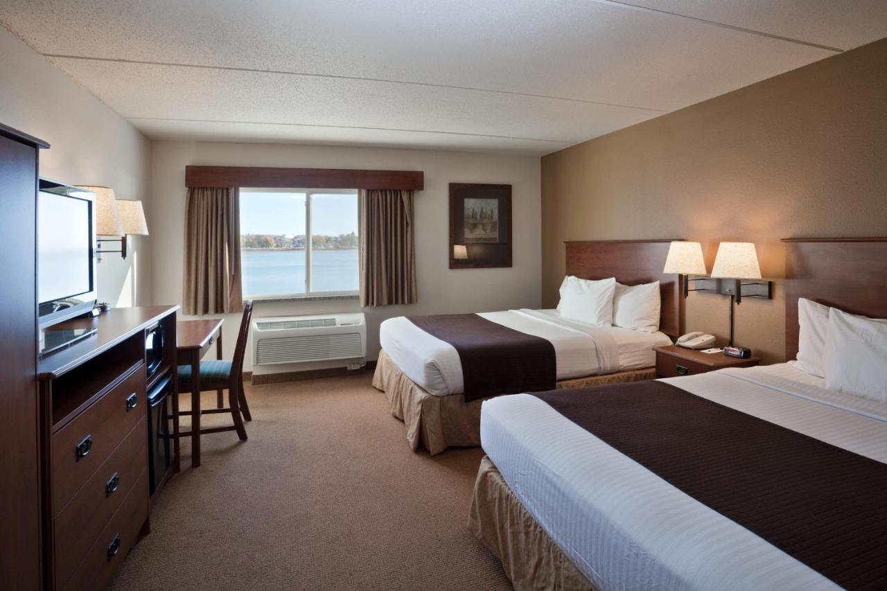 Queen Room with Two Queen Beds - Non-Smoking at AmericInn by Wyndham Fort Pierre - Conference Center