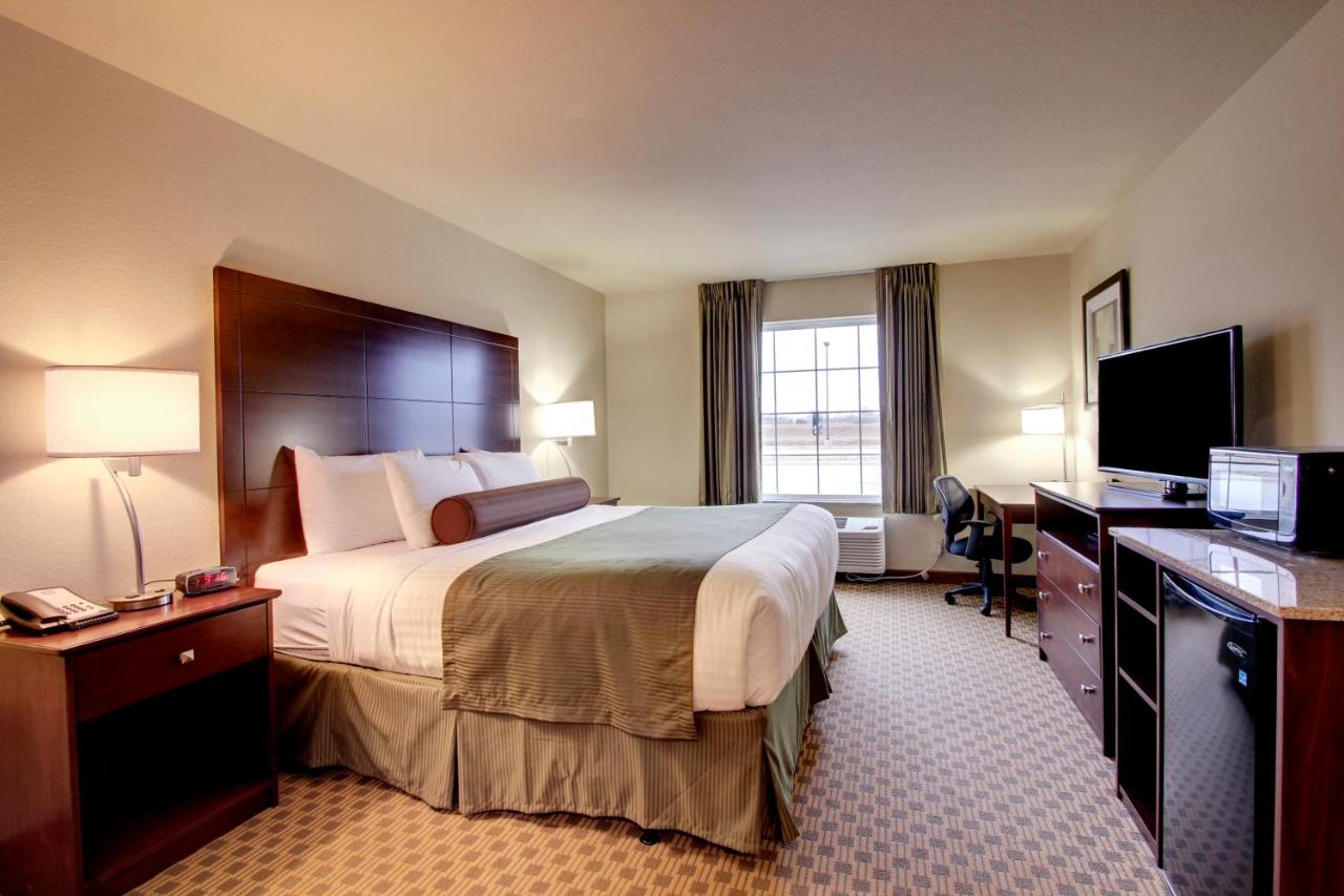 King Room with Roll-In Shower - Disability Access at Cobblestone Inn & Suites - Steele