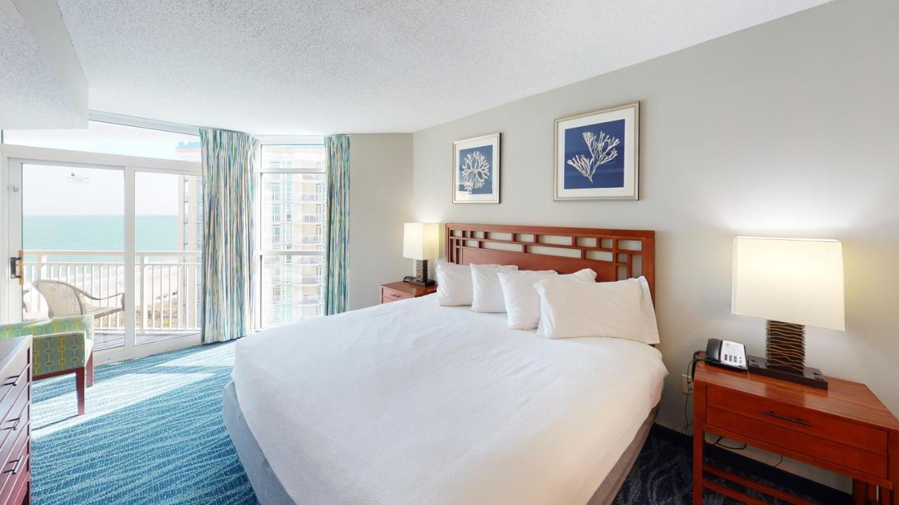 Angle Ocean Front Three-Bedroom Suite with Partial View at Dunes Village Resort