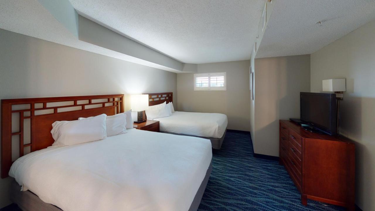 Angle Ocean Front Three-Bedroom Suite with Partial View at Dunes Village Resort
