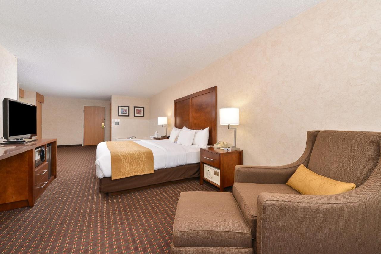 King Suite with River View - Non-Smoking at Comfort Inn & Suites Riverview near Davenport and I-80