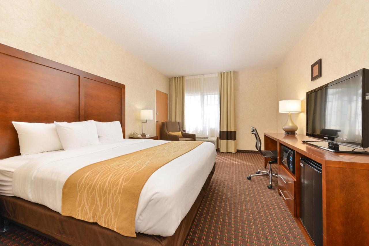 King Suite with River View - Non-Smoking at Comfort Inn & Suites Riverview near Davenport and I-80