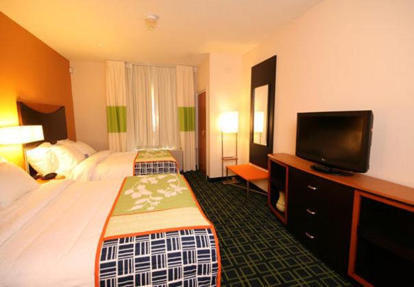 Queen Room with Two Queen Beds at Fairfield Inn by Marriott White River Junction