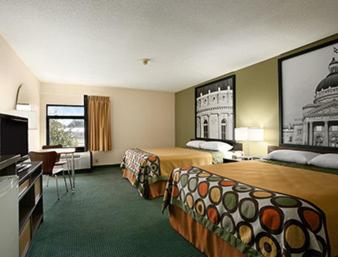 Queen Room with Two Queen Beds - Non-Smoking at Super 8 by Wyndham Columbia City