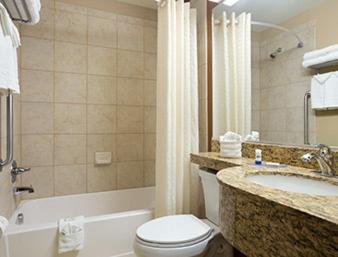 1 Queen Mobility/Hearing Access Room/Suite, Bathtub w/ Grab Bars, Non-Smoking at Microtel Inn & Suites Odessa TX
