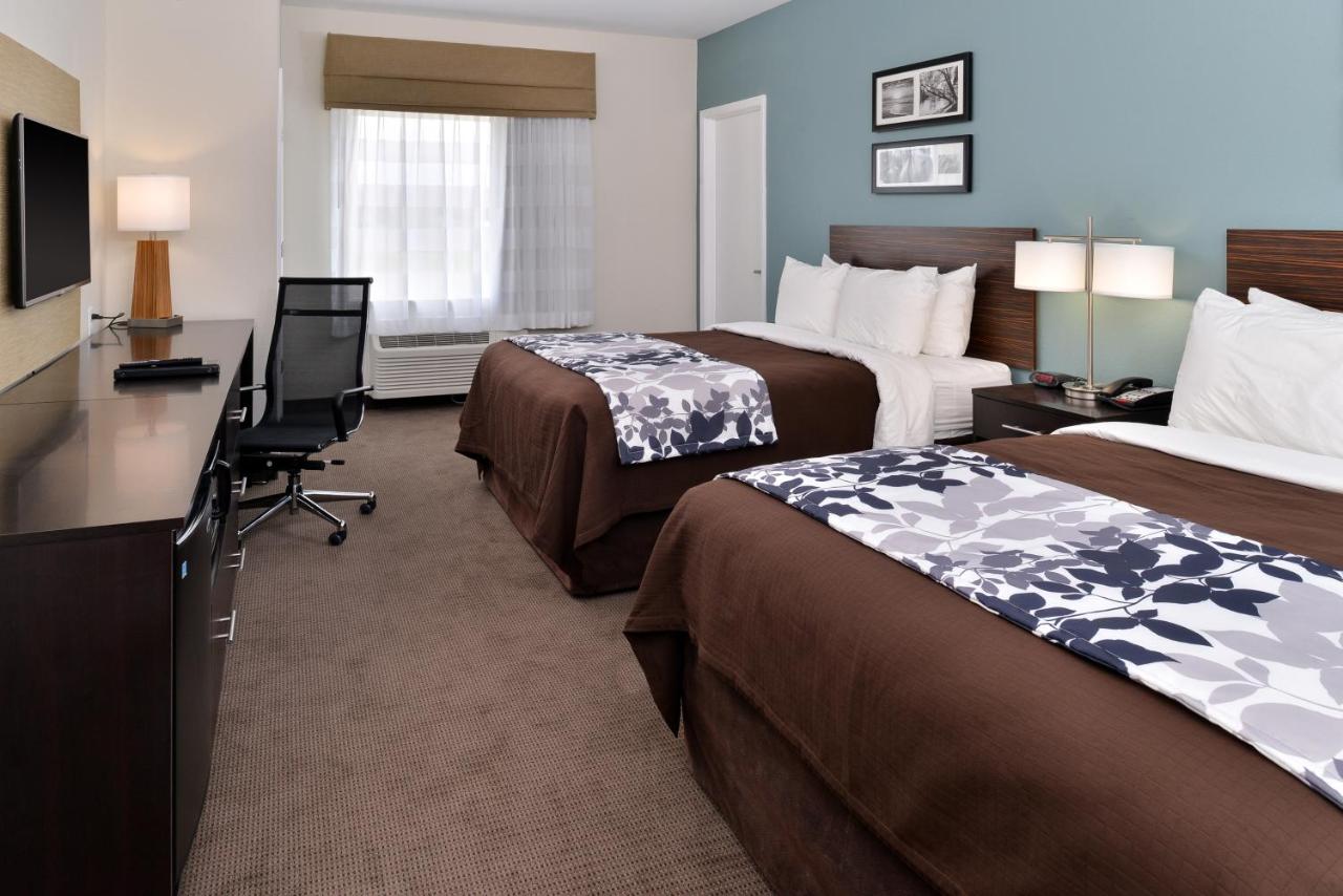 Queen Room with Two Queen Beds - Non-Smoking at Sleep Inn & Suites Meridian - Bonita Lakes