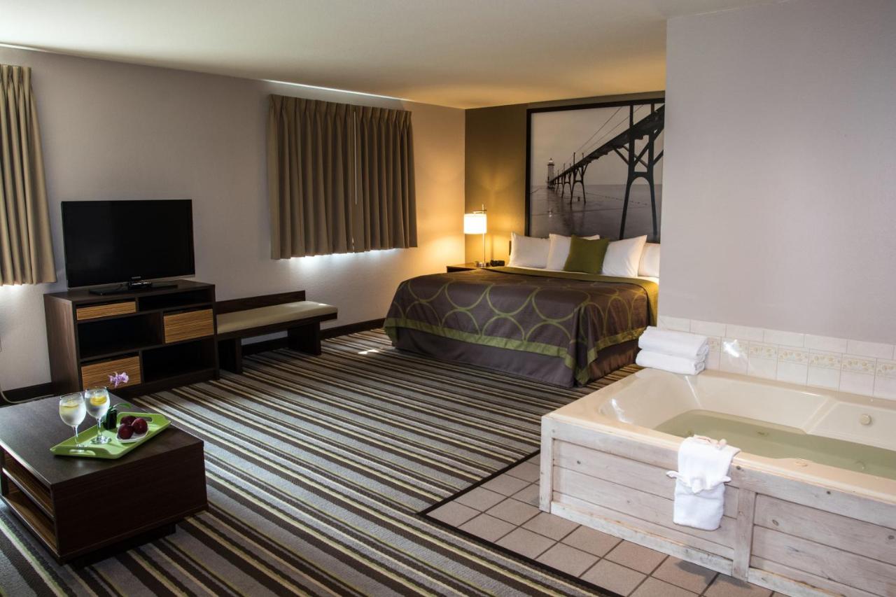Deluxe King Suite - Non-Smoking at Super 8 by Wyndham Manistee