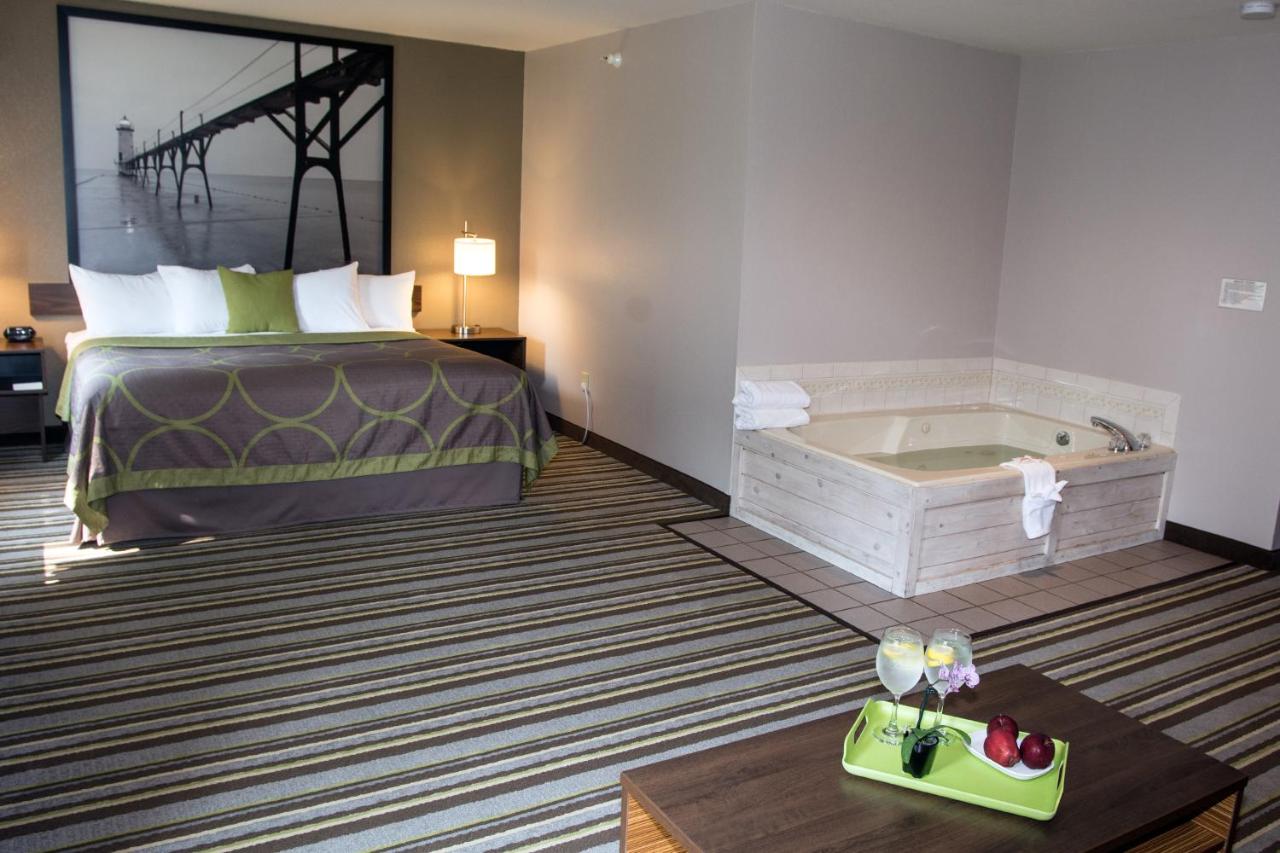 Deluxe King Suite - Non-Smoking at Super 8 by Wyndham Manistee
