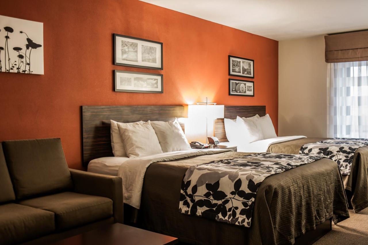 Queen Room with Two Queen Beds - Non-Smoking at Sleep Inn & Suites Fort Campbell