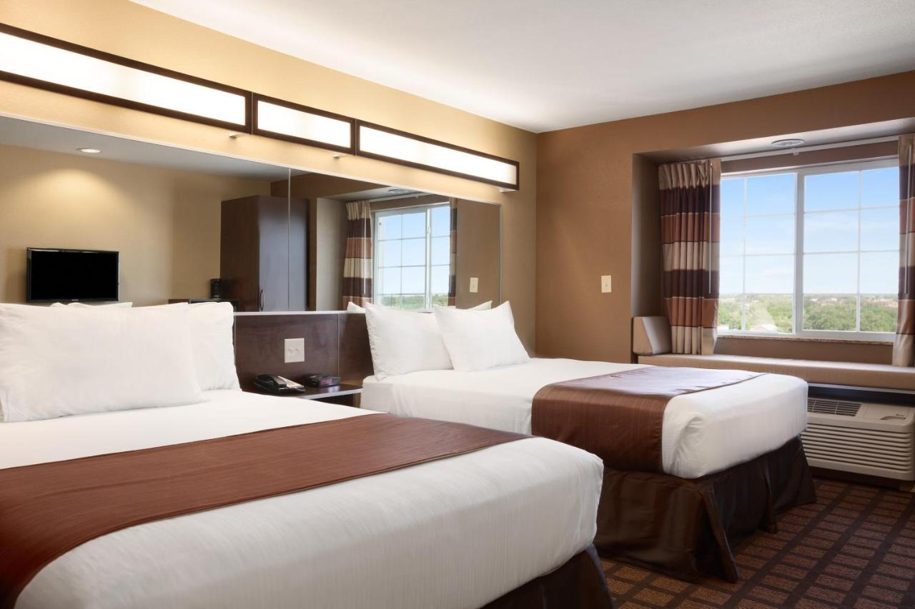 2 Queen, Mobility/Hearing Accessible Room, Bathtub w/ Grab Bars, Non-Smoking at Microtel Inn & Suites by Wyndham Kenedy/Karnes City