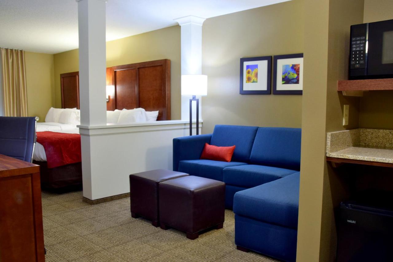 Queen Suite with Sofa Bed at Comfort Suites Dunnellon near Rainbow Springs
