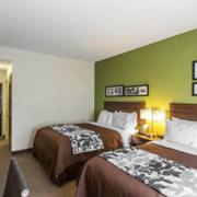 Queen Room with Two Queen Beds - Non-Smoking at Sleep Inn & Suites Dayton South