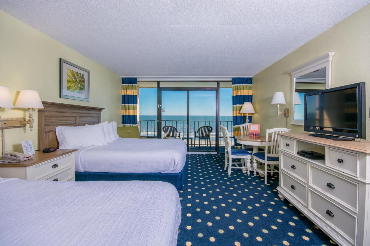 Queen Room with Two Queen Beds and Oceanfront View at Compass Cove Resort