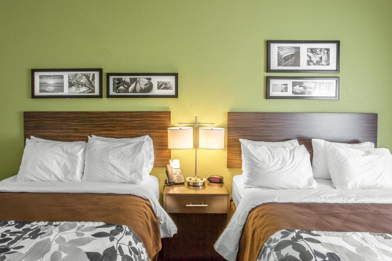Queen Room with Two Queen Beds - Non-Smoking at Sleep Inn & Suites Dayton South