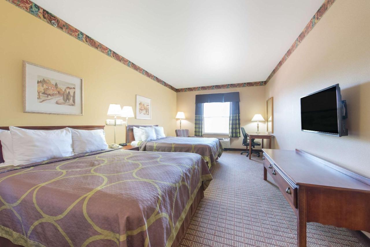 Deluxe Queen Suite with Two Queen Beds - Non-Smoking at Super 8 by Wyndham Fort Worth Stockyards