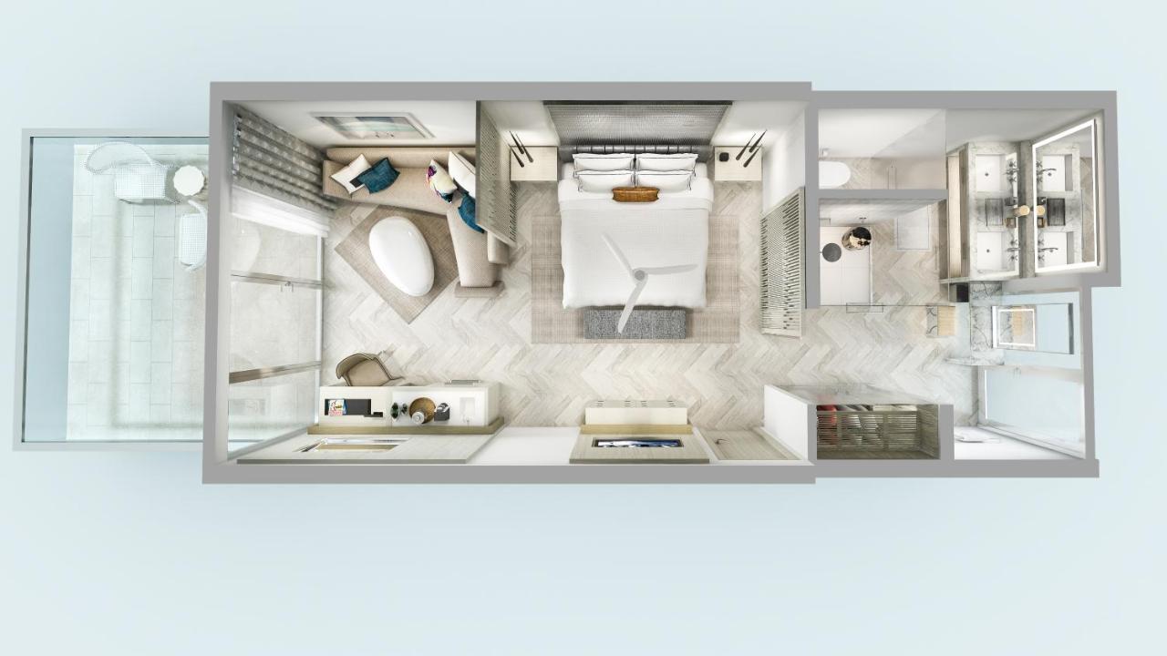 King Suite with Balcony at H2O Suites - Adults Only